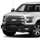 15-17 Ford F150 Rock Crawler Front Bumper - W/Winch Plate+LED Fog Light+D-Ring - FGBP-007 - 9
