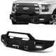 15-17 Ford F150 Rock Crawler Front Bumper - W/Winch Plate+LED Fog Light+D-Ring - FGBP-007 - 1