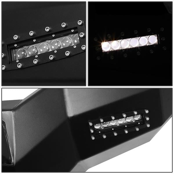 07-13 Toyota Tundra Rock Crawler Front Bumper - W/Winch Plate+2X LED Fog Light - FGBP-008 - 4