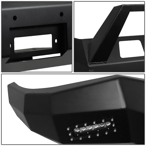 07-13 Toyota Tundra Rock Crawler Front Bumper - W/Winch Plate+2X LED Fog Light - FGBP-008 - 5