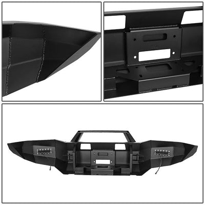 07-13 Toyota Tundra Rock Crawler Front Bumper - W/Winch Plate+2X LED Fog Light - FGBP-008 - 6