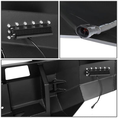 07-13 Toyota Tundra Rock Crawler Front Bumper - W/Winch Plate+2X LED Fog Light - FGBP-008 - 7