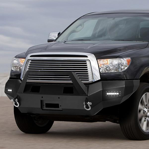 07-13 Toyota Tundra Rock Crawler Front Bumper - W/Winch Plate+2X LED Fog Light - FGBP-008 - 9