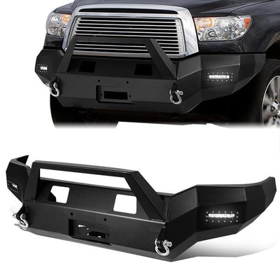 07-13 Toyota Tundra Rock Crawler Front Bumper - W/Winch Plate+2X LED Fog Light - FGBP-008 - 1