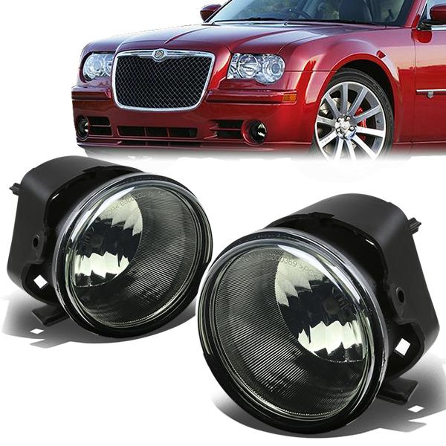 Factory Style Fog Lights w/ Switch + Wiring Harness <br>05-10 Chrysler 300