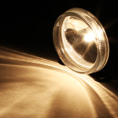D-Motoring - Fog Lights - 3.5 - Amber Lens - Plug-n-Play - Pair  - 2
