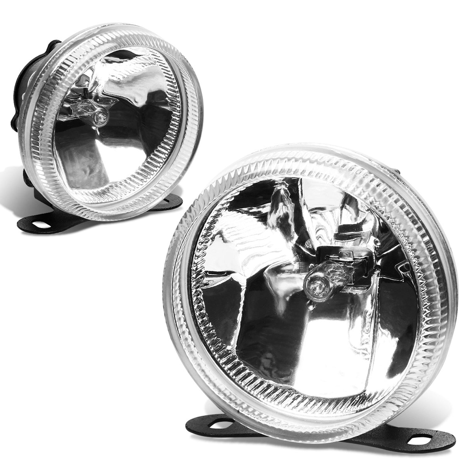 D-Motoring - Fog Lights - 3.5 - Clear Lens - Plug-n-Play - Pair  - 1