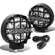 D-Motoring - Fog Lights - 6 - W / Switch - Black Housing - Clear Lens - Pair  - 1