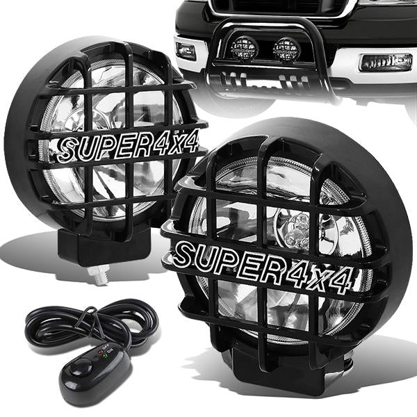 Off-Road Universal Fog Lights <br>w/ Switch + Wiring Harness