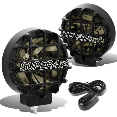D-Motoring - Fog Lights - 6 - W / Switch - Black Housing - Smoked Lens - Pair  - 1