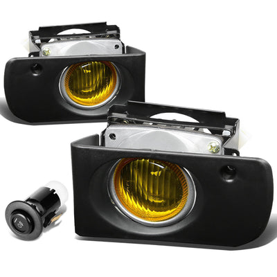 D-Motoring - Fog Lights - W / Switch - Amber Lens - Plug-n-Play - Pair - 94-97 Acura Integra - 1