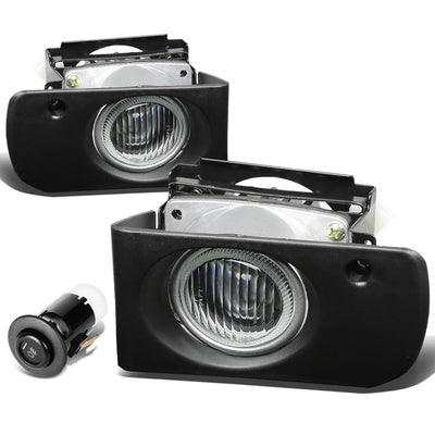 D-Motoring - Fog Lights - W / Switch - Clear Lens - Plug-n-Play - Pair - 94-97 Acura Integra - 1