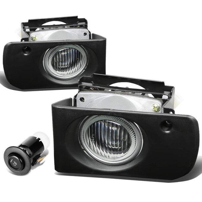 D-Motoring - Fog Lights - W / Switch - Clear Lens - Plug-n-Play - Pair - 94-97 Acura Integra - 1