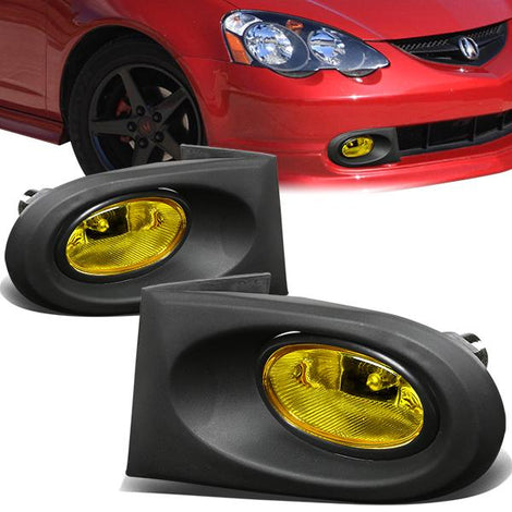 Factory Style Fog Lights w/ Switch + Wiring Harness <br>02-04 Acura RSX