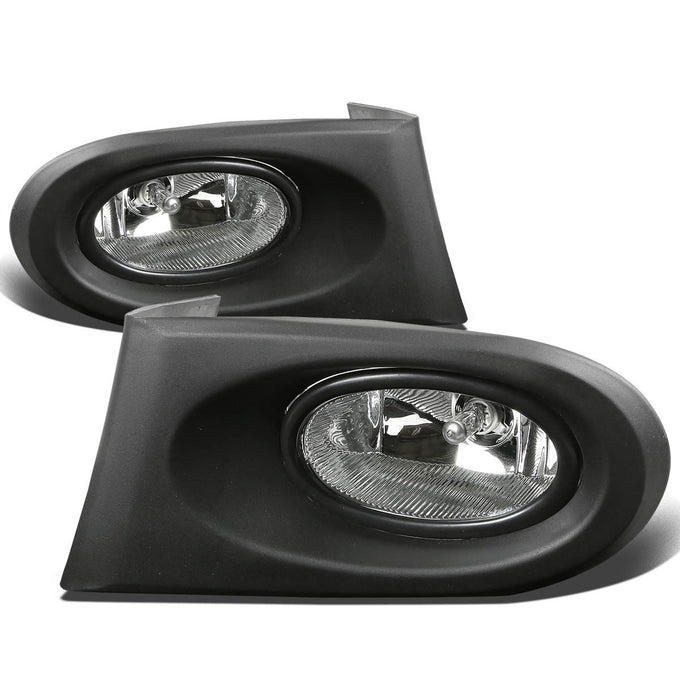 D-Motoring - Fog Lights - W / Switch - Clear Lens - Plug-n-Play - Pair - 02-04 Acura RSX - 4
