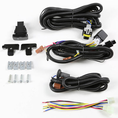 D-Motoring - Fog Lights - W / Switch - Smoked Lens - Plug-n-Play - Pair - 02-04 Acura RSX - 6