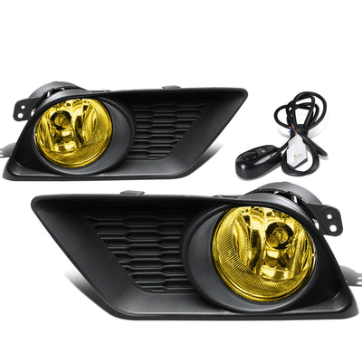 DNA Motoring for 11-14 Dodge Charger Pair Front Driving Bumper Fog Light/Lamp+Switch Amber Lens 12 13 FL-ZTL-238-AM DNA Motoring for 11-14 Dodge Charger Pair Front Driving Bumper Fog Light/Lamp+Switch Amber Lens 12 13 FL-ZTL-238-AM