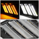 D-Motoring - Fog Lights - LED DRL - Black Housing - Clear Lens - Plug-n-Play - Pair - 15-17 Ford Focus - 2
