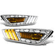 D-Motoring - Fog Lights - LED DRL - Amber Lens - Plug-n-Play - Pair - 15-17 Ford Focus - 1