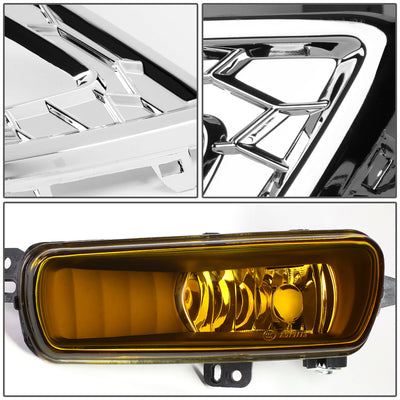 D-Motoring - Fog Lights - LED DRL - Amber Lens - Plug-n-Play - Pair - 15-17 Ford Focus - 3