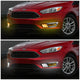 D-Motoring - Fog Lights - LED DRL - Amber Lens - Plug-n-Play - Pair - 15-17 Ford Focus - 5