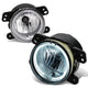 D-Motoring - Fog Lights - Halo Ring - Clear Lens - Plug-n-Play - Pair - Chrysler 300 C SRT8 Touring Limited S / PT Cruiser / Dodge Journey / Magnum / Jeep Wrangler - 1