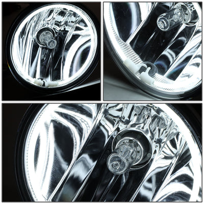 D-Motoring - Fog Lights - Halo Ring - Clear Lens - Plug-n-Play - Pair - Ford Mustang Shelby / Bullitt / Escape / Explorer Sport Trac - 2