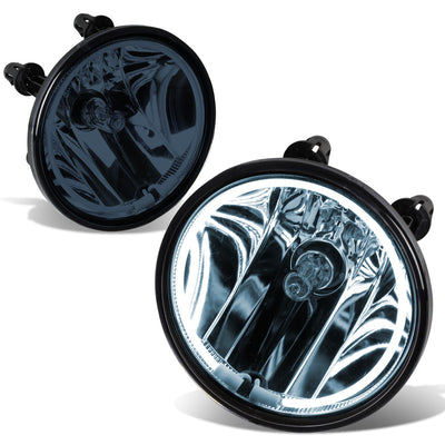 D-Motoring - Fog Lights - Halo Ring - Smoked Lens - Plug-n-Play - Pair - Ford Mustang Shelby / Bullitt / Escape / Explorer Sport Trac - 1