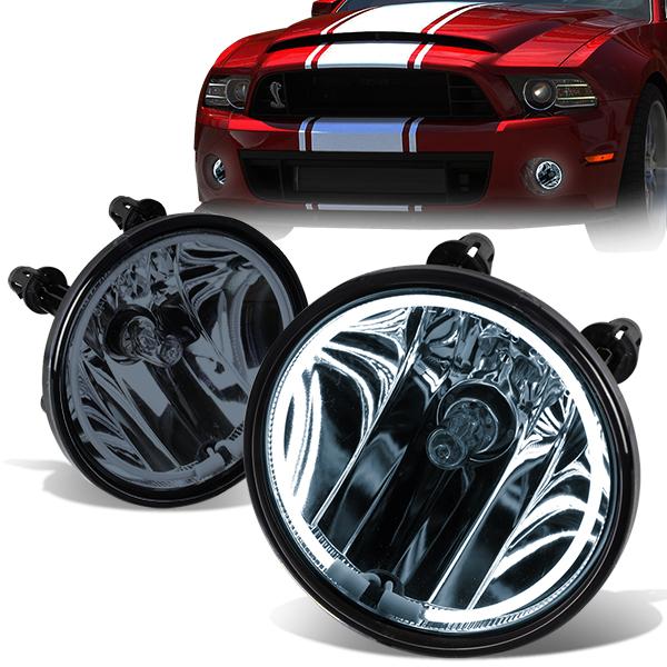 Halo Ring Fog Lights w/ Bulb <br>07-14 Ford Mustang Shelby Bullitt, 07-10 Ford Escape