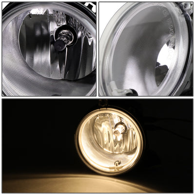 D-Motoring - Fog Lights - Halo Ring - Clear Lens - Plug-n-Play - Pair - Jeep Grand Cherokee / Commander / Chrysler Aspen / Chrysler 300 / Dodge Dakota / Mitsubishi Raider - 3