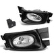 D-Motoring - Fog Lights - W / Switch - Clear Lens - Plug-n-Play - Pair - 03-05 Honda Accord 4Dr Sedan - 1