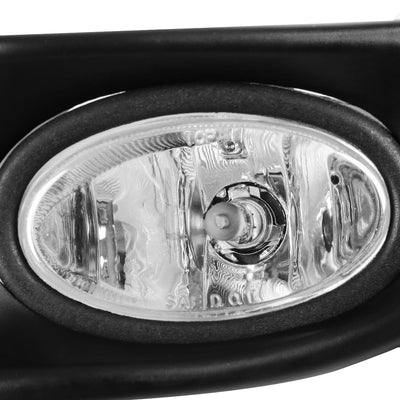 D-Motoring - Fog Lights - W / Switch - Clear Lens - Plug-n-Play - Pair - 03-05 Honda Accord 4Dr Sedan - 3