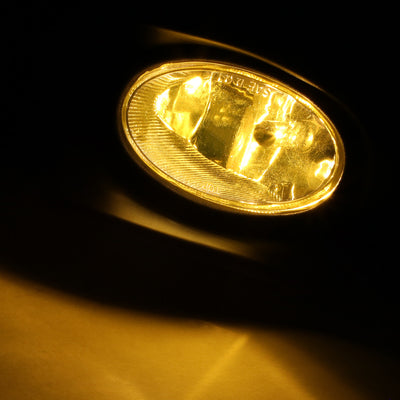 D-Motoring - Fog Lights - W / Switch - Clear Lens - Plug-n-Play - Pair - 03-05 Honda Accord 4Dr Sedan - 2