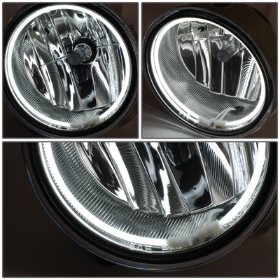 D-Motoring - Fog Lights - Halo Ring - Clear Lens - Plug-n-Play - Pair - Ford Ranger / Expedition - 2