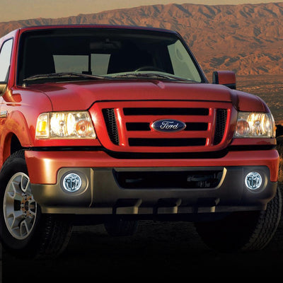 D-Motoring - Fog Lights - Halo Ring - Clear Lens - Plug-n-Play - Pair - Ford Ranger / Expedition - 5