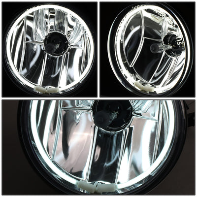 D-Motoring - Fog Lights - Halo Ring - Smoked Lens - Plug-n-Play - Pair - 03-05 Dodge Neon - 2