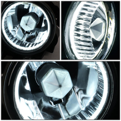D-Motoring - Fog Lights - Halo Ring - Clear Lens - Plug-n-Play - Pair - Subaru Impreza / Impreza WRX - 2