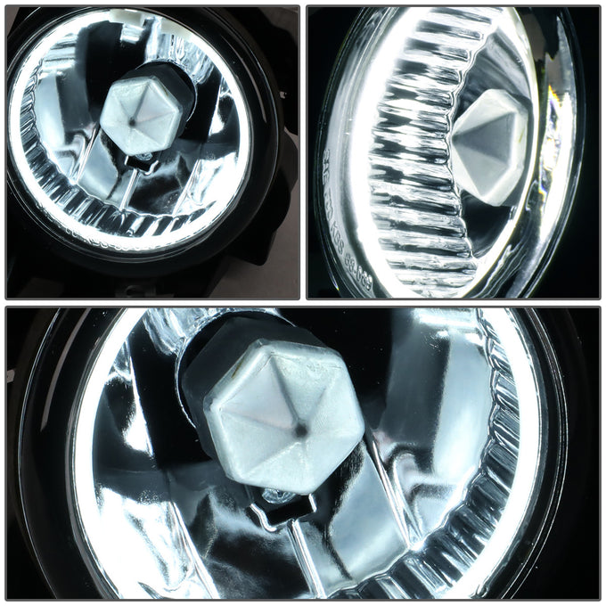 D-Motoring - Fog Lights - Halo Ring - Clear Lens - Plug-n-Play - Pair - Subaru Impreza / Impreza WRX - 2