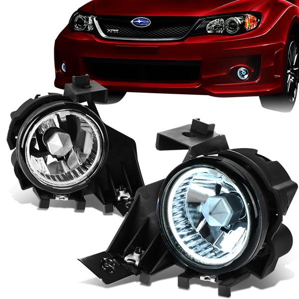 Halo Ring Fog Lights w/ Bulb <br>08-11 Subaru Impreza WRX