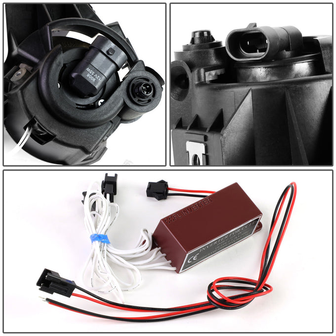 D-Motoring - Fog Lights - Halo Ring - Smoked Lens - Plug-n-Play - Pair - Subaru Impreza / Impreza WRX - 4