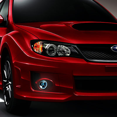 D-Motoring - Fog Lights - Halo Ring - Smoked Lens - Plug-n-Play - Pair - Subaru Impreza / Impreza WRX - 5