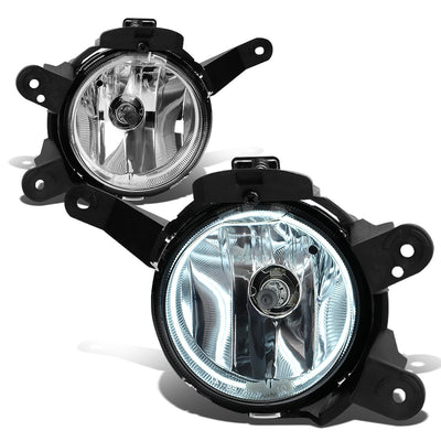 D-Motoring - Fog Lights - Halo Ring - Clear Lens - Plug-n-Play - Pair - 11-14 Chevy Cruze - 1