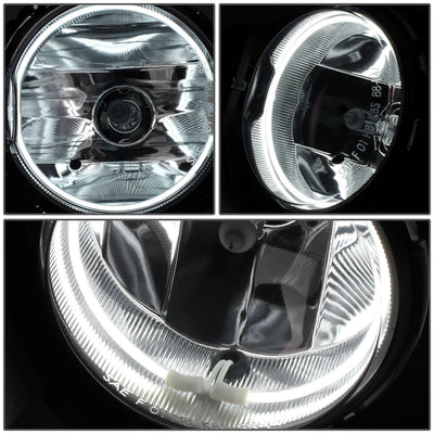 D-Motoring - Fog Lights - Halo Ring - Clear Lens - Plug-n-Play - Pair - 11-14 Chevy Cruze - 2