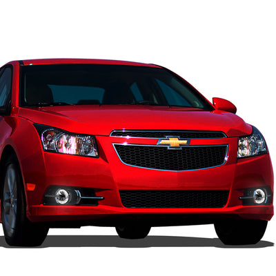 D-Motoring - Fog Lights - Halo Ring - Clear Lens - Plug-n-Play - Pair - 11-14 Chevy Cruze - 5
