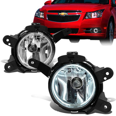 Halo Ring Fog Lights w/ Bulb <br>11-14 Chevy Cruze