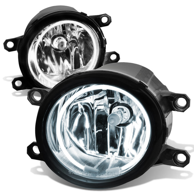 D-Motoring - Fog Lights - Halo Ring - Clear Lens - Plug-n-Play - Pair - Lexus / Toyota Avalon / Camry / Corolla Tacoma - 1