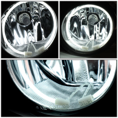 D-Motoring - Fog Lights - Halo Ring - Clear Lens - Plug-n-Play - Pair - Lexus / Toyota Avalon / Camry / Corolla Tacoma - 2