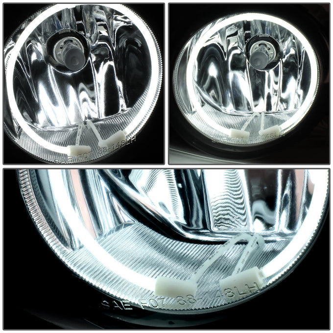 D-Motoring - Fog Lights - Halo Ring - Clear Lens - Plug-n-Play - Pair - Lexus / Toyota Avalon / Camry / Corolla Tacoma - 2
