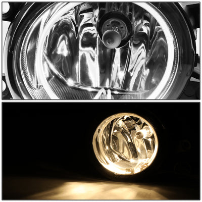 D-Motoring - Fog Lights - Halo Ring - Clear Lens - Plug-n-Play - Pair - Lexus / Toyota Avalon / Camry / Corolla Tacoma - 3
