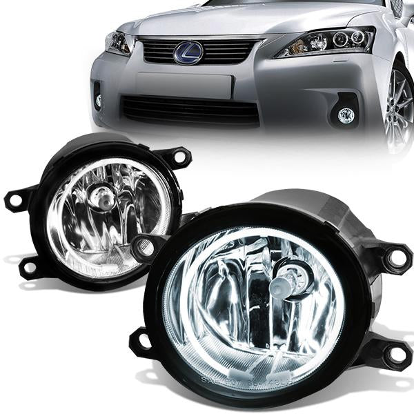 Halo Ring Fog Lights w/ Bulb <br>07-13 Toyota Camry, Yaris, 10-13 RX350